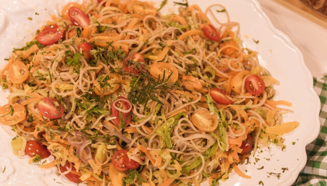 Macarrão Integral com Legumes