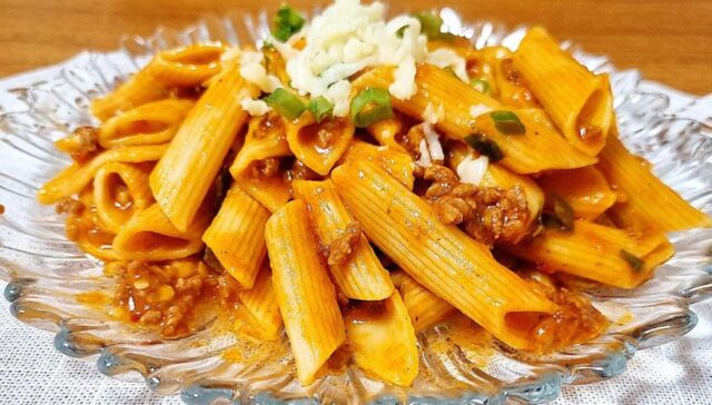 macarrão de panela de pressão