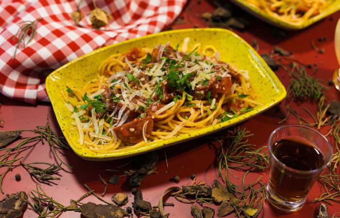 Macarrão com Calabresa