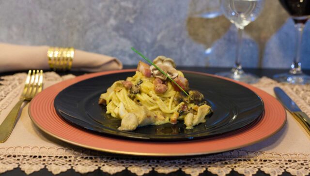 macarrão a carbonara