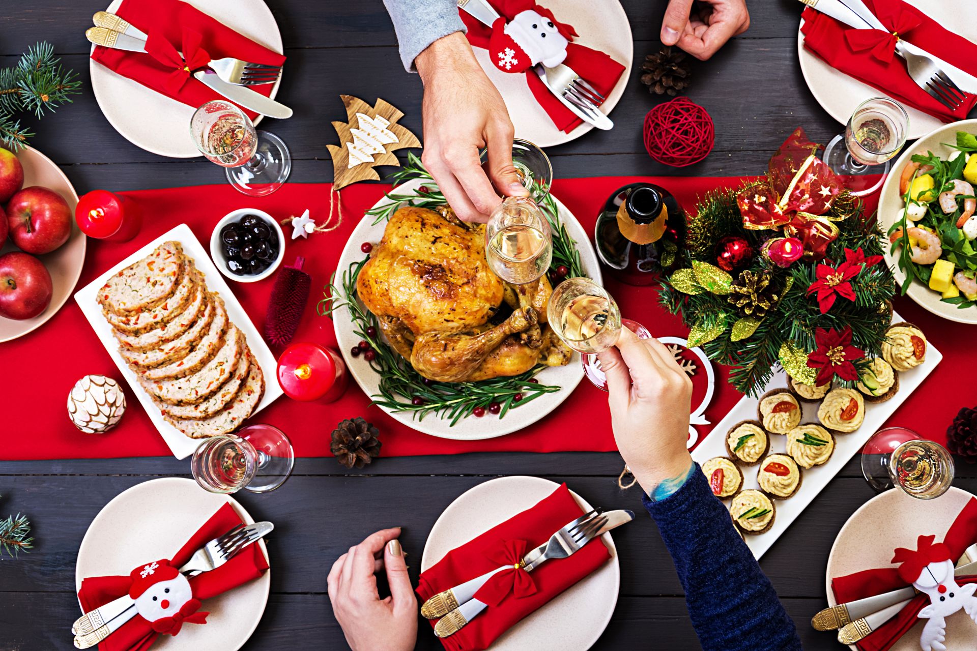 Mesa Posta para o Natal