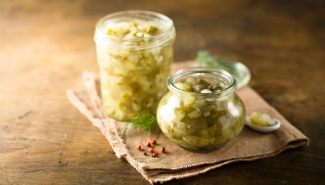 Molho de Pepino em Conserva