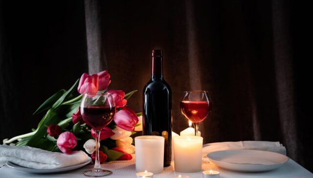 Mesa para Jantar Romântico