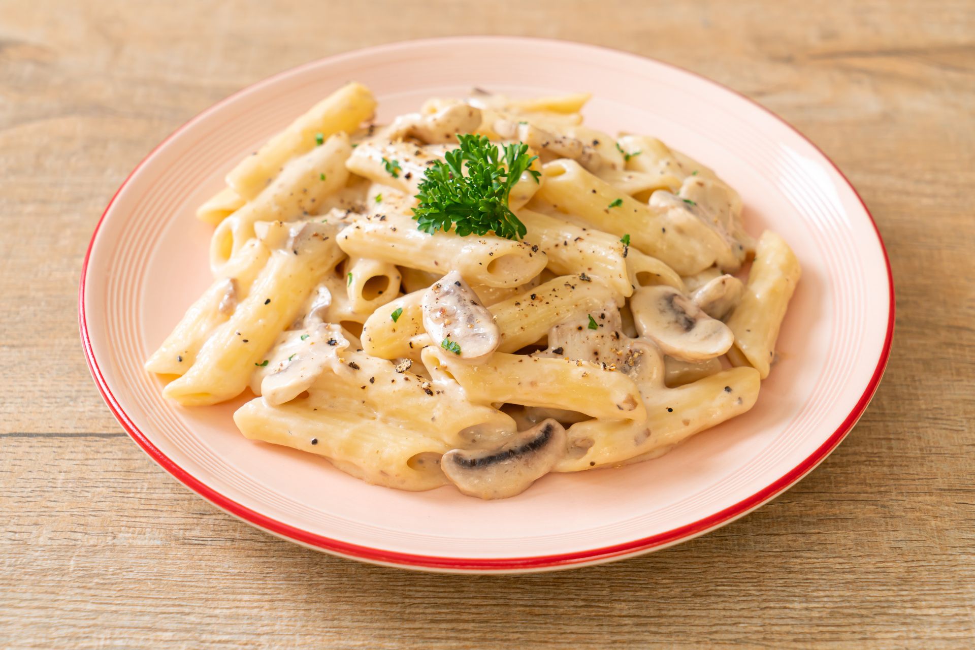 Penne ao 4 queijos cremoso