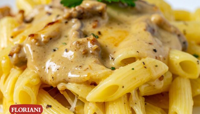 Penne ao molho de queijos